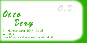otto dery business card